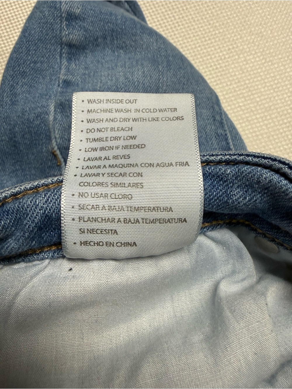 KanCan Light Blue Flared Jeans with Frayed Hem - Picture 7 of 10